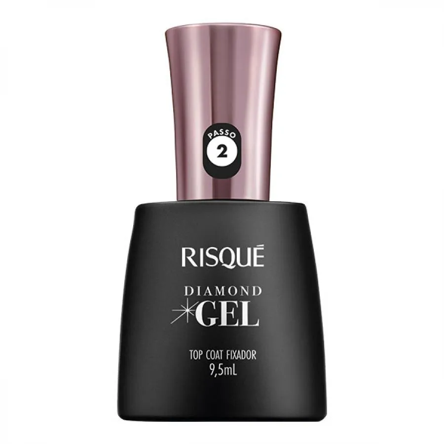 Esmalte Risqué Diamond Gel Top Coat Fixador 9,5ml — Risqué | Farmácia Resyla
