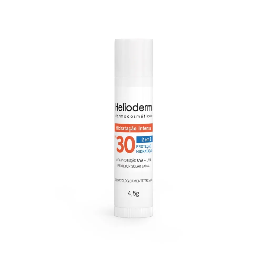 Protetor Solar Labial Helioderm 2 Em 1 Fps30 4,5g — | Farmácia Resyla