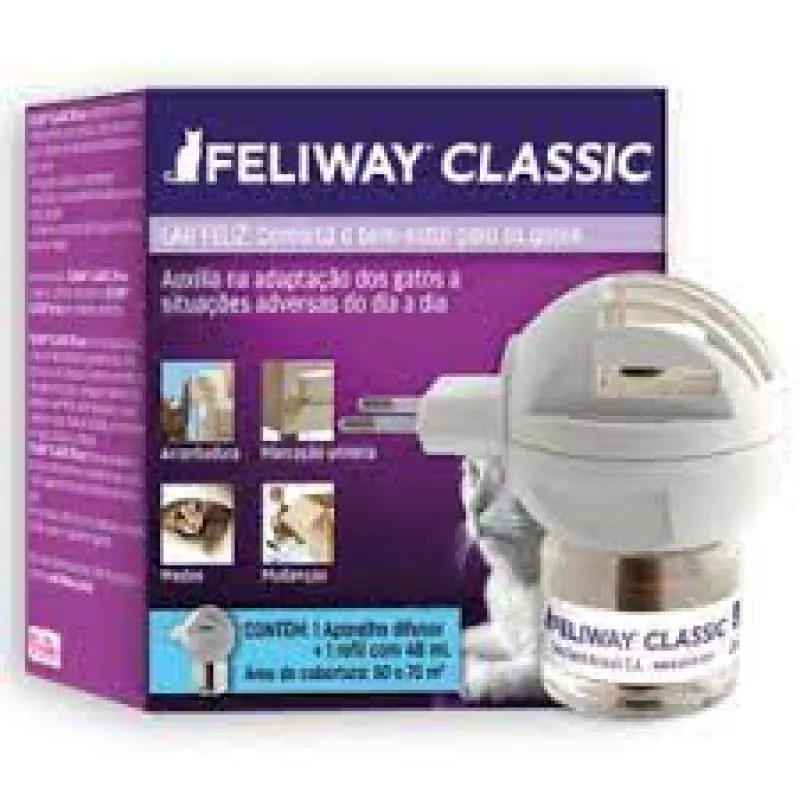 FELIWAY CLASSIC - 1 APARELHO DIFUSOR + 1 REFIL 48ML — | Farmácia Resyla
