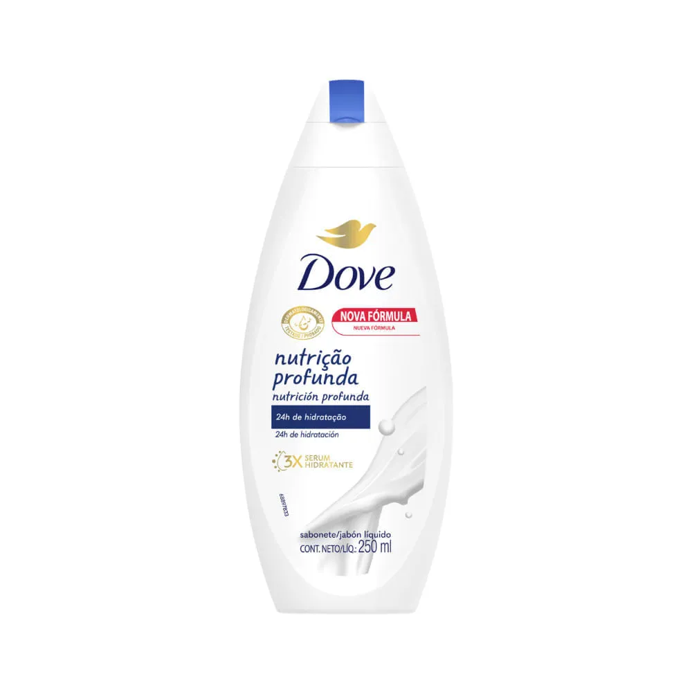 Sabonete Dove Liquido 250ml Nutricao Profunda — Dove | Farmácia Resyla