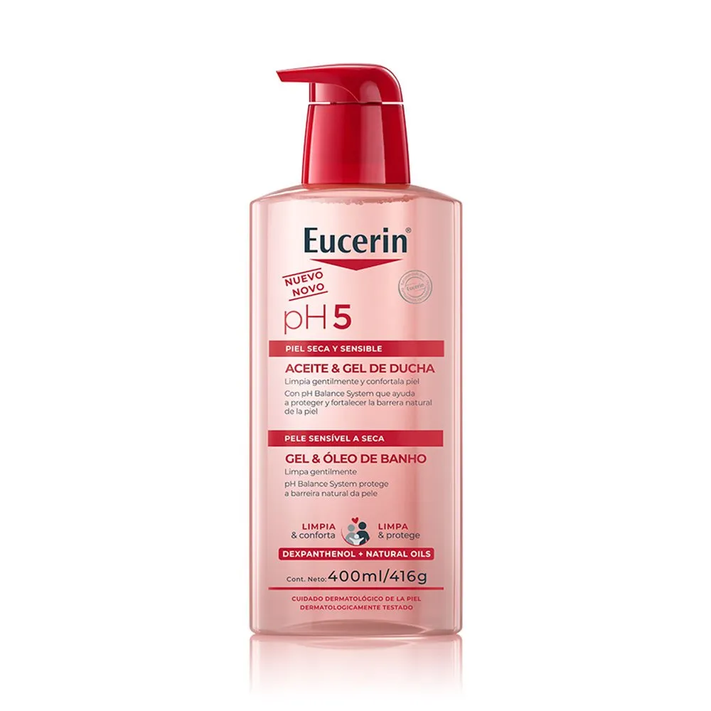 Gel E Óleo De Banho Eucerin Ph5 Pele Seca 400ml — Eucerin | Farmácia Resyla