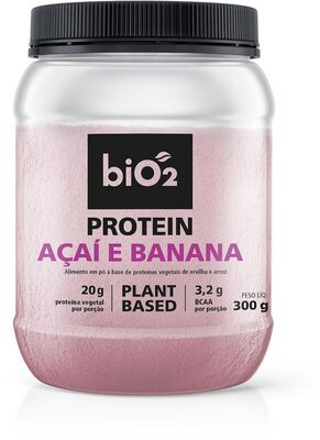 Proteína Vegetal Açaí E Banana Bio2 Protein Pote 300g — | Farmácia Resyla