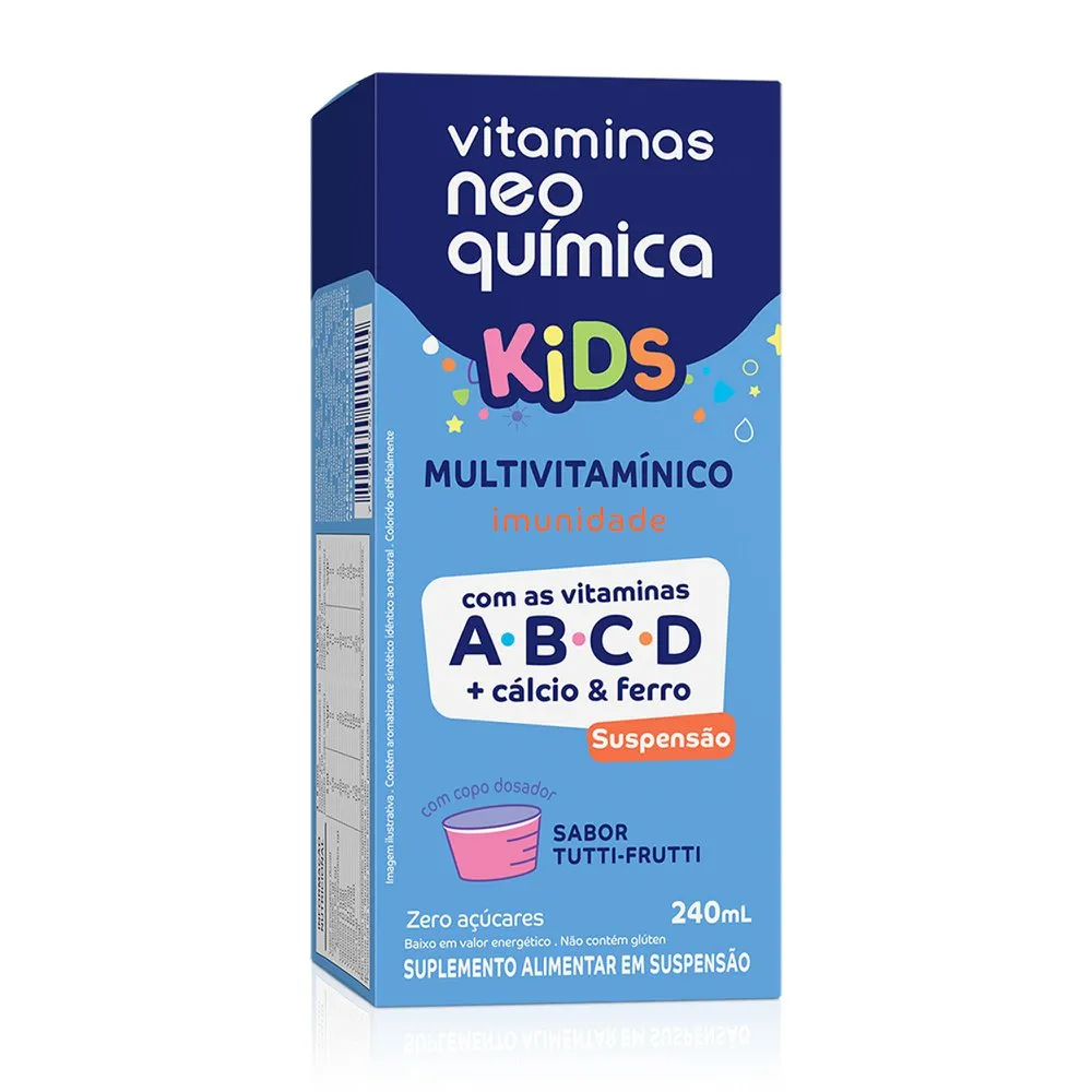 Multivitamínico Neo Química Vitaminas Kids Gotas 240ml — Neo Química | Farmácia Resyla