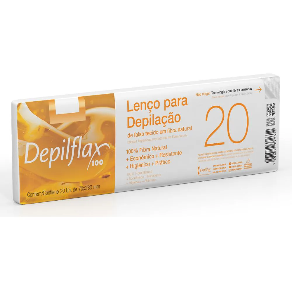 Lenço para Depilação Depilflax C/ 20 Unid — | Farmácia Resyla