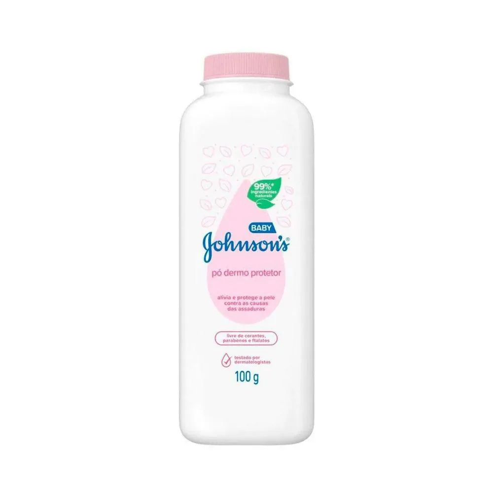 Talco Po Dermo Protetor Johnsons Baby Tradicional 100G — | Farmácia Resyla