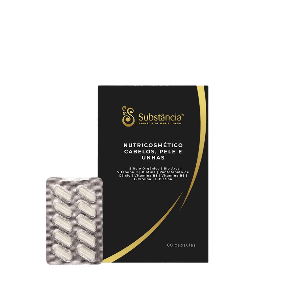 Nutricosmético Cabelos Pele e Unhas 60 Cápsulas — | Farmácia Resyla
