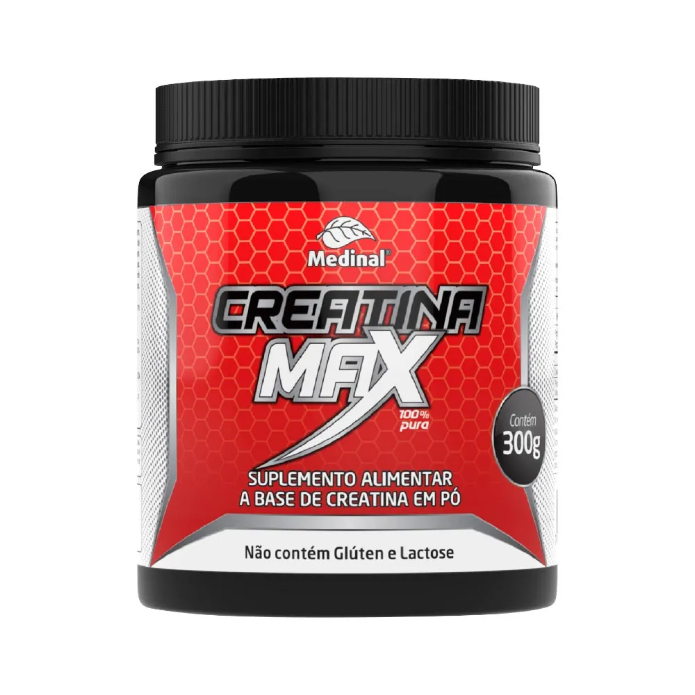 Suplemento Medinal Creatina Max 300gr Pura — | Farmácia Resyla