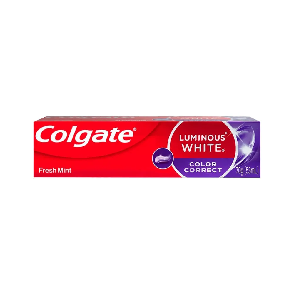 Creme Dental Colgate Luminous White Color Correct 70gr — Colgate | Farmácia Resyla