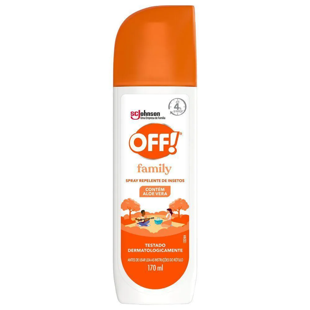 Repelente de Insetos Spray Off! Family 170ml — Off! | Farmácia Resyla