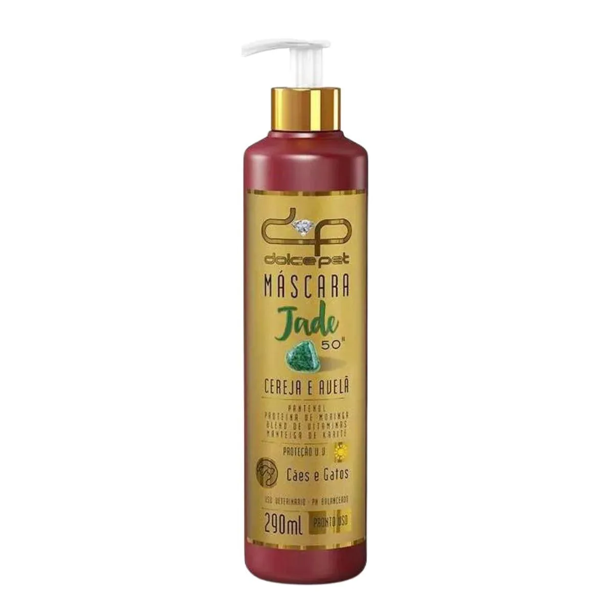 Mascara Hidratação 50 Dolce Pet Jade Cereja e Avelã - 290 Ml — | Farmácia Resyla