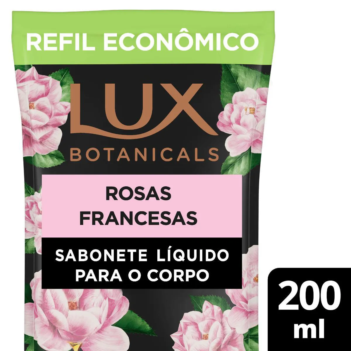 Refil Sabonete Líquido Lux Botanicals Rosas Francesas com 200ml — Lux | Farmácia Resyla