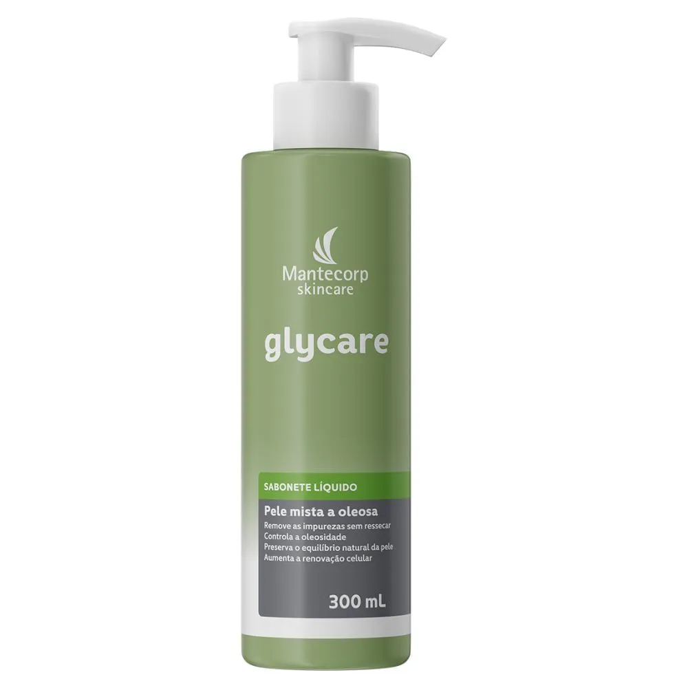 Sabonete Líquido Glycare Pele Mista A Oleosa 300ml — | Farmácia Resyla