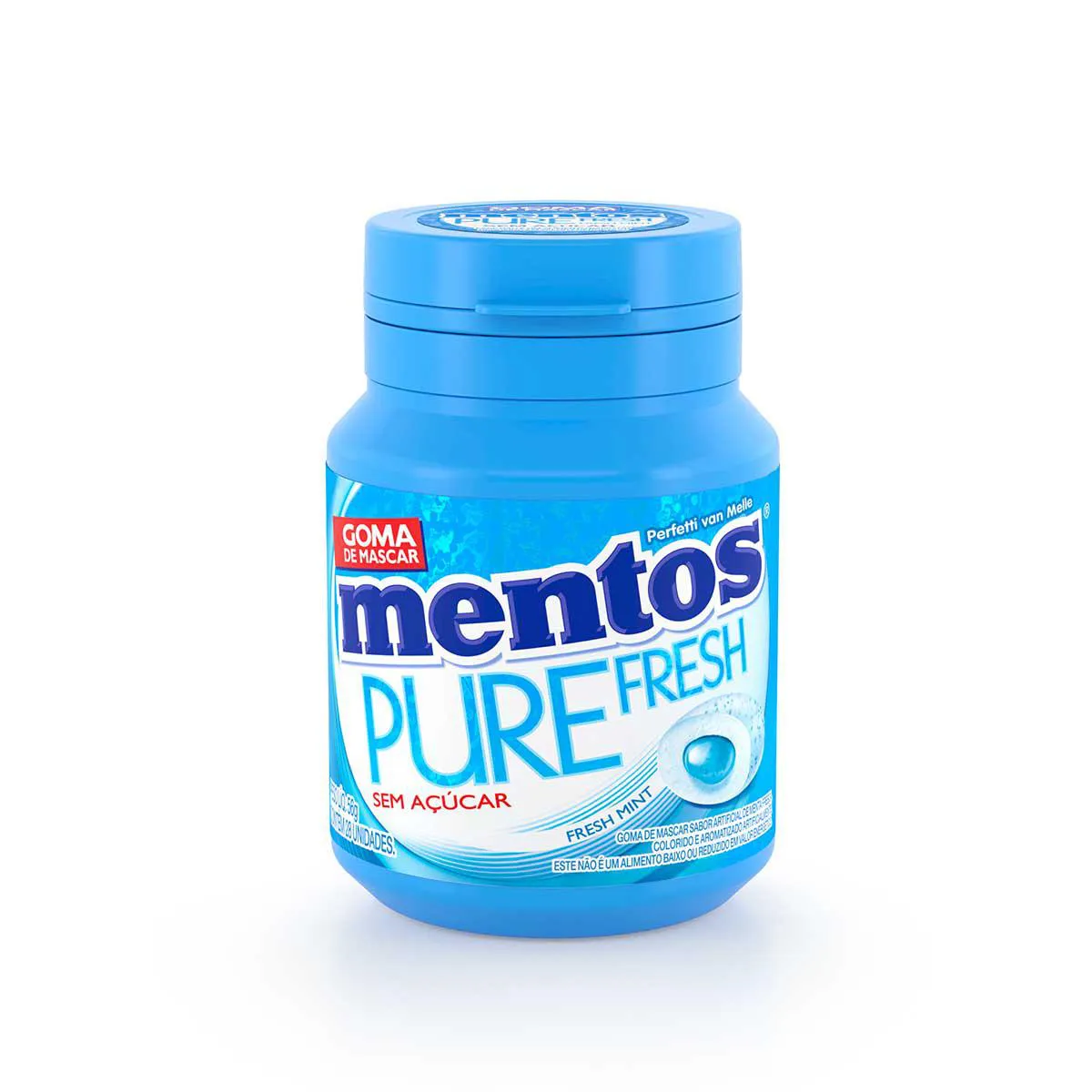 Mentos Pure Fresh Chiclete Sem Açúcar Sabor Fresh Mint com 28 unidades — | Farmácia Resyla