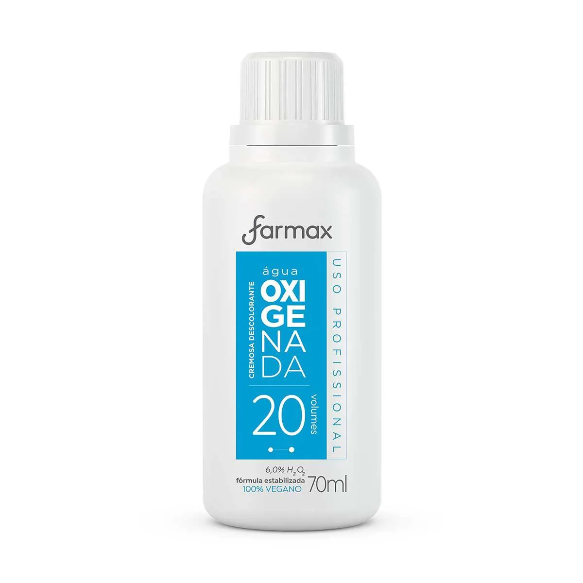 Água Oxigenada Cremosa Farmax 20 Volumes com 70ml — | Farmácia Resyla