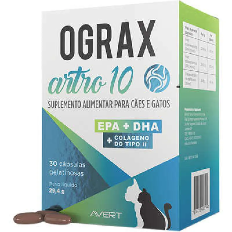 Ograx Artro 10 - 29,4g - 10 cápsulas — | Farmácia Resyla
