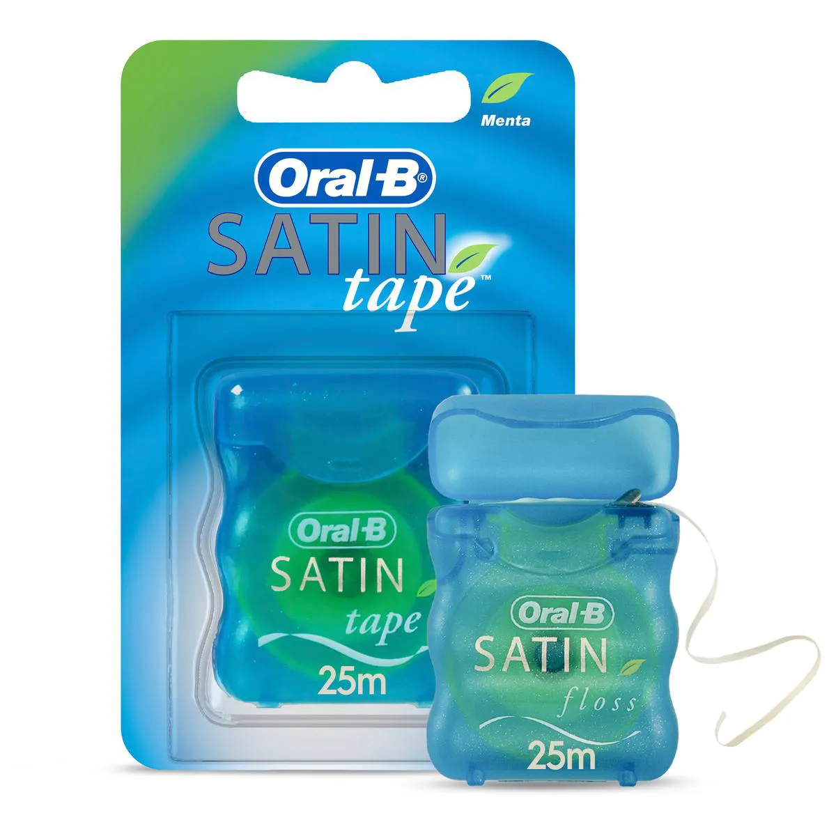 Fita Dental Oral-B Satin Tape Menta 25 metros — Oral-B | Farmácia Resyla