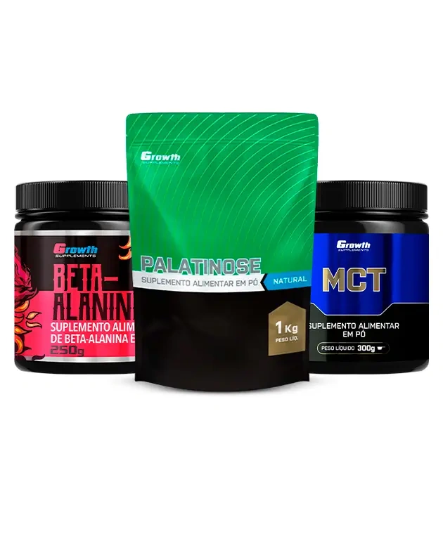 Kit Endurance: Beta-Alanina 250g, MCT 300g e Palatinose 1kg — | Farmácia Resyla