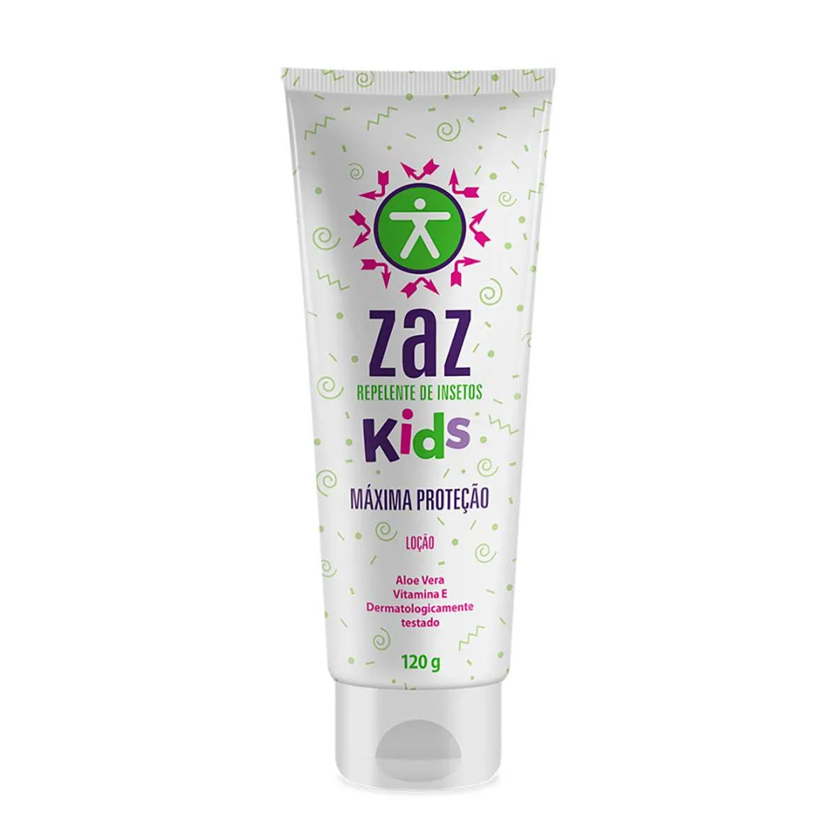 Repelente de Inseto Infantil Zaz Kids com DEET Loção 120g — | Farmácia Resyla