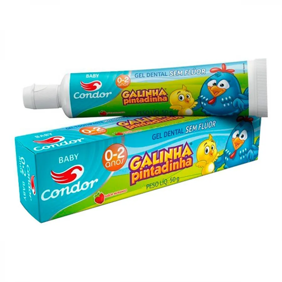 Gel Dental Condor Baby Galinha Pintadinha 50g — Condor | Farmácia Resyla