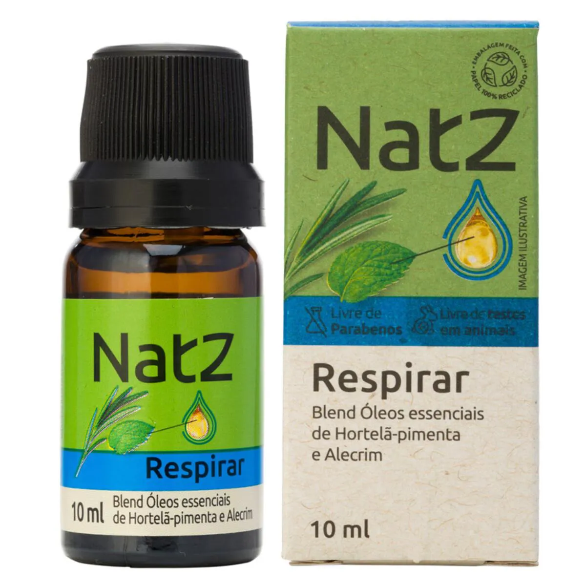 Óleo Essencial Blend Natz Respirar 10ml — Natz | Farmácia Resyla