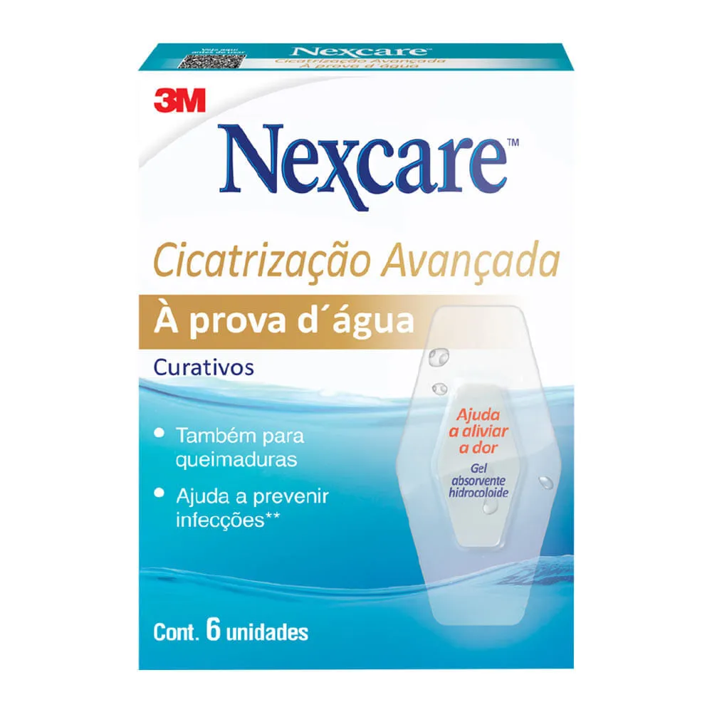 Curativo Cicatrização Avançada 3m Nexcare Transparente 6 Unidades — | Farmácia Resyla