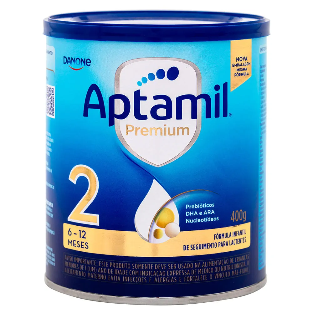 Fórmula Infantil Aptamil Premium 2 Danone 400g — Aptamil | Farmácia Resyla