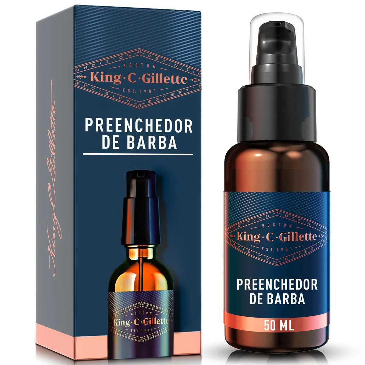 Sérum Preenchedor de Barba King C. Gillette 50ml — Gillette | Farmácia Resyla