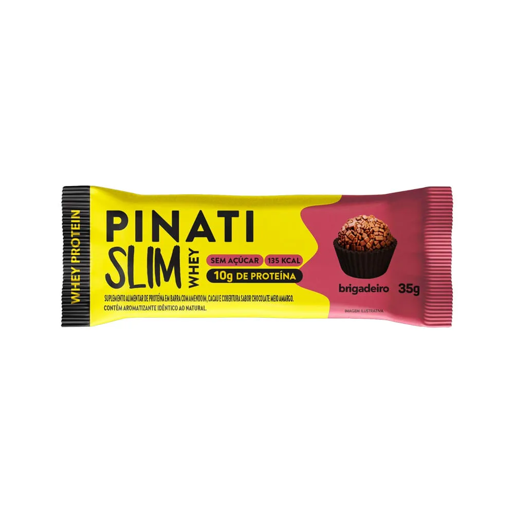 Barra Pinati Slim Whey Brigadeiro 35gr — | Farmácia Resyla