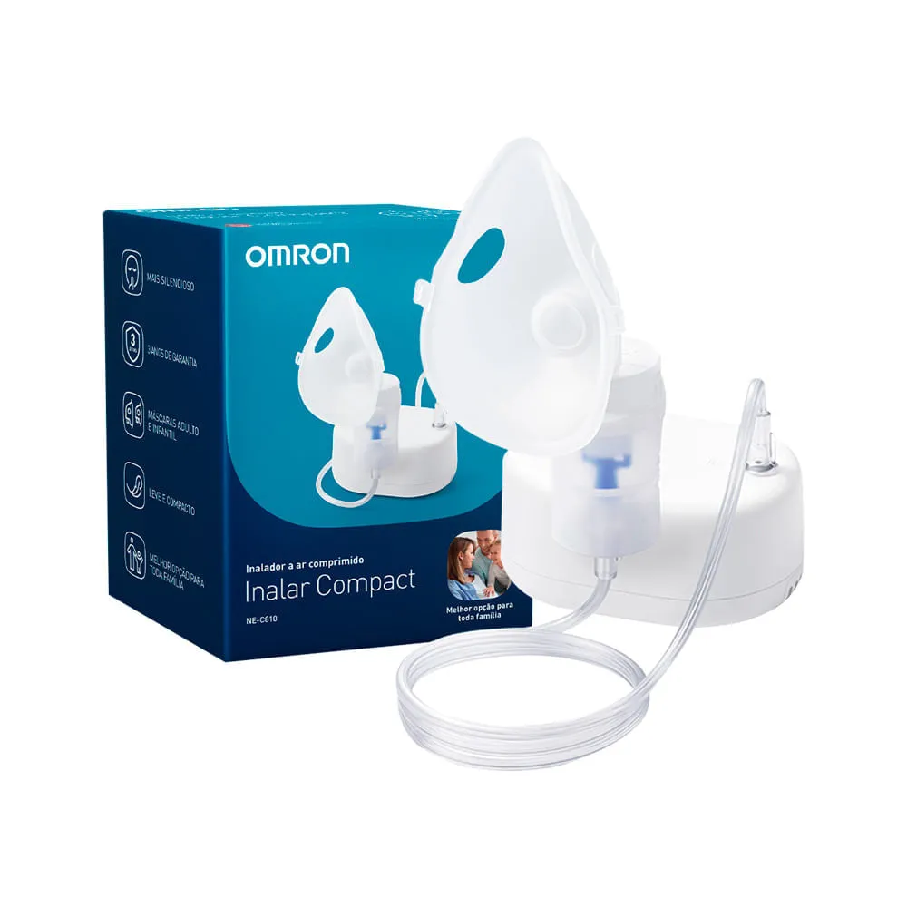 Nebulizador Omron Inalar Compact Ne-c810 — | Farmácia Resyla