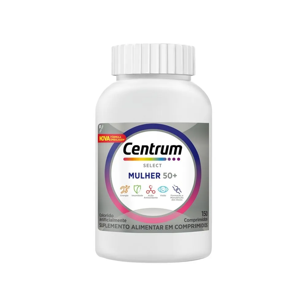 Centrum Select Mulher 50+ Com 150 Comprimidos — Centrum | Farmácia Resyla