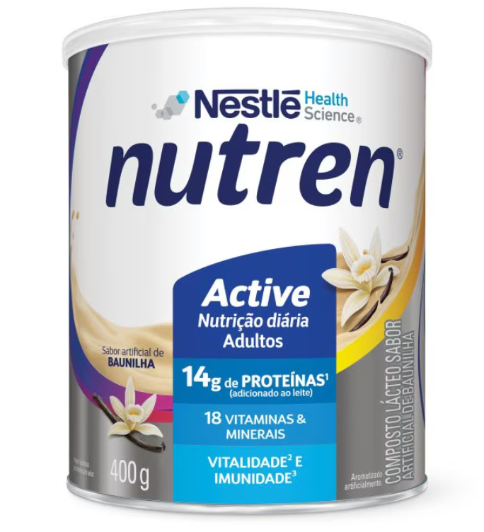 Nutren Active sabor Baunilha 400g — Nutren | Farmácia Resyla