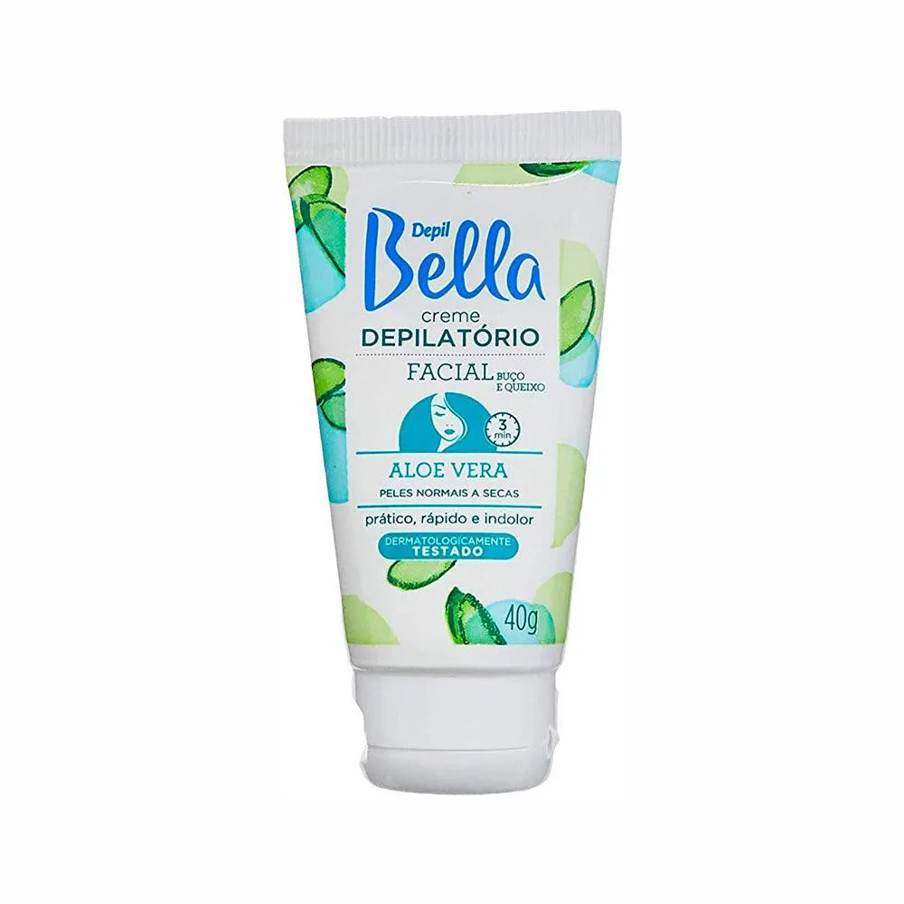 Creme Depilatório Facial Depil Bella Aloe 40g — | Farmácia Resyla