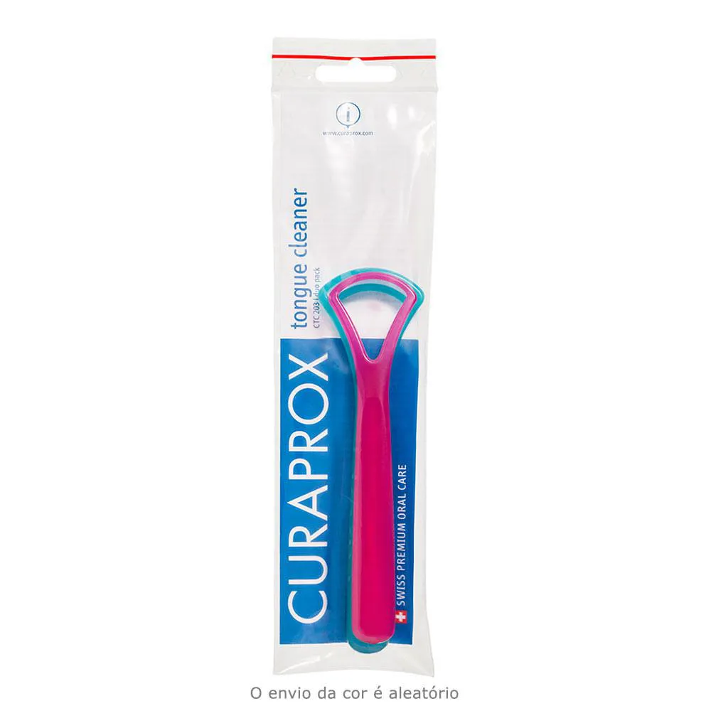 Raspador de Língua Ctc202 Cores Sortidas Curaprox - Limpador de Lingua 1 UN — Curaprox | Farmácia Resyla