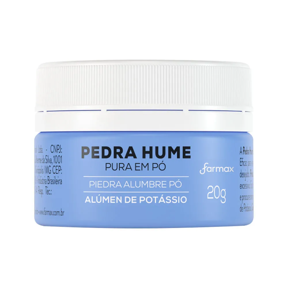 Pedra Hume Pura Farmax 20gr Po — | Farmácia Resyla