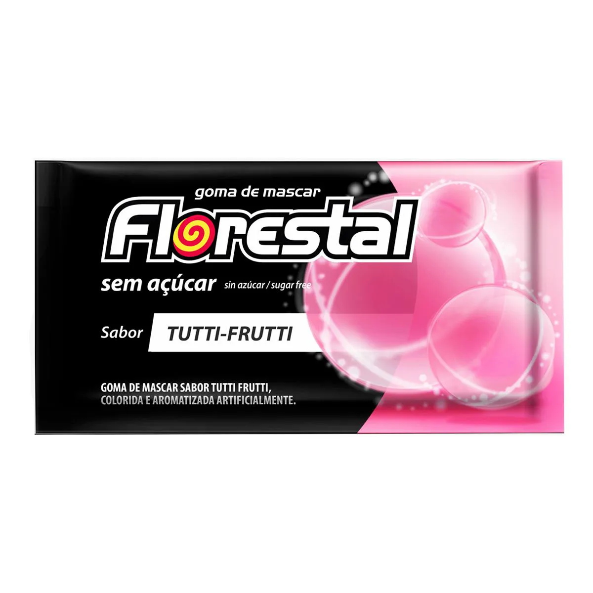 Chiclete Florestal Tutti-Frutti 5 unidades — | Farmácia Resyla