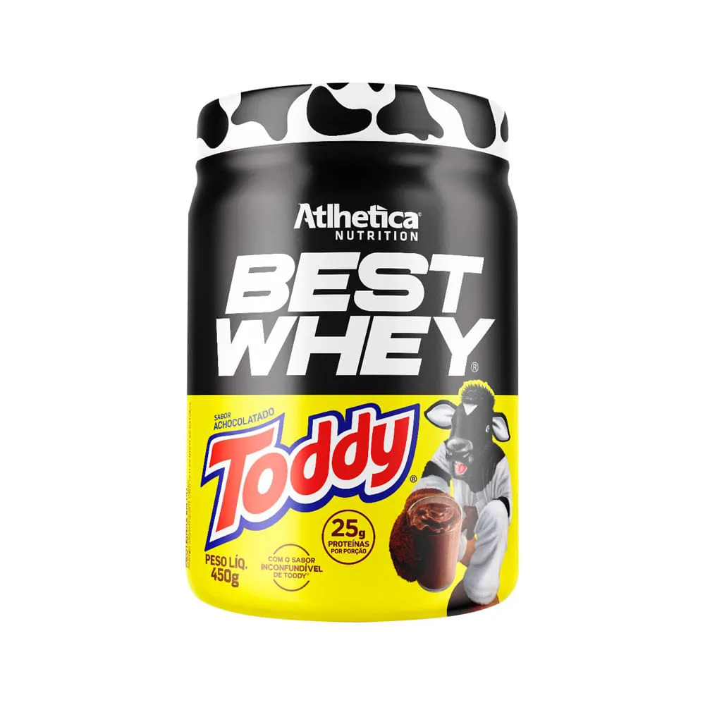 Atlhetica Best Whey Achocolatado Toddy 450gr — | Farmácia Resyla