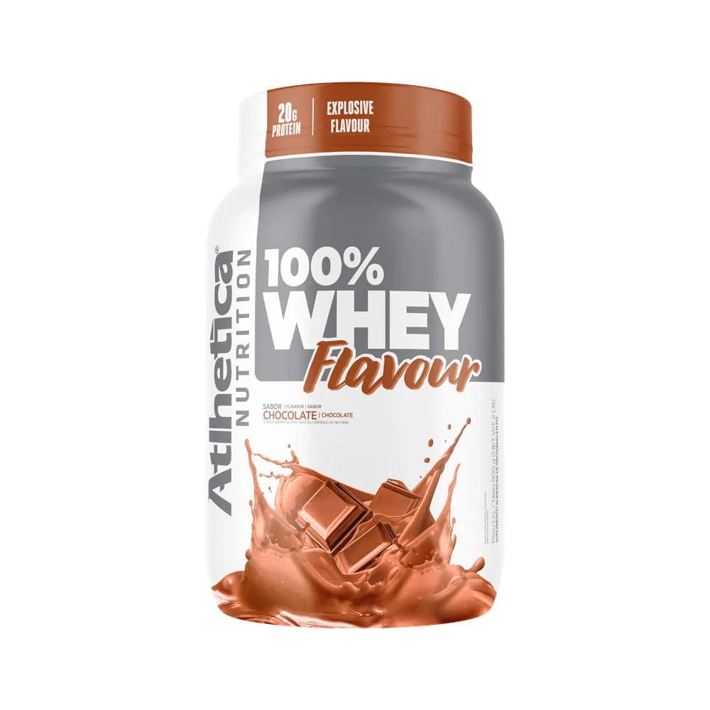 Suplemento Atlhetica 100% Whey Flavour 900gr Chocolate — | Farmácia Resyla