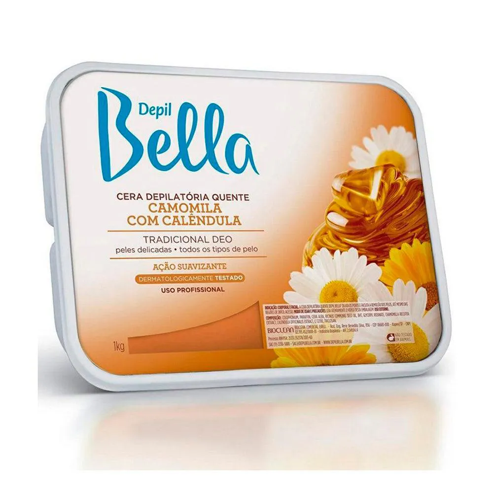 Cera Depilatória Depil Bella Camomila 500g — | Farmácia Resyla
