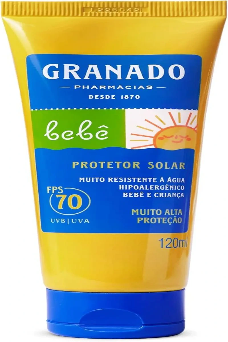 Protetor Solar Granado Bebê Fps70 120Ml — Granado | Farmácia Resyla