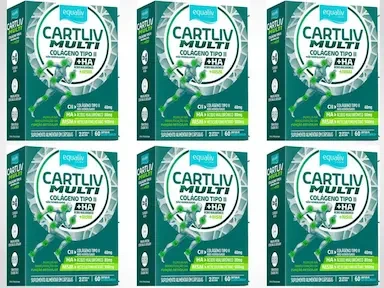 Kit 6 Equaliv Cartliv Multi 60 Cápsulas – Equaliv — Equaliv | Farmácia Resyla