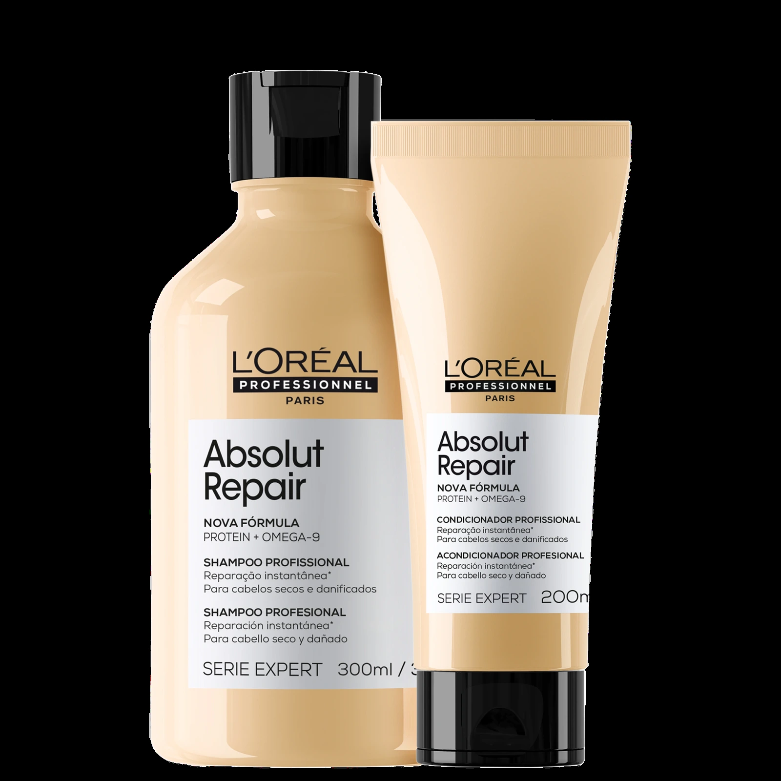 Kit L’Oréal Professionnel Serie Expert Absolut Repair Gold Quinoa + Protein Duo (2 Produtos) — | Farmácia Resyla