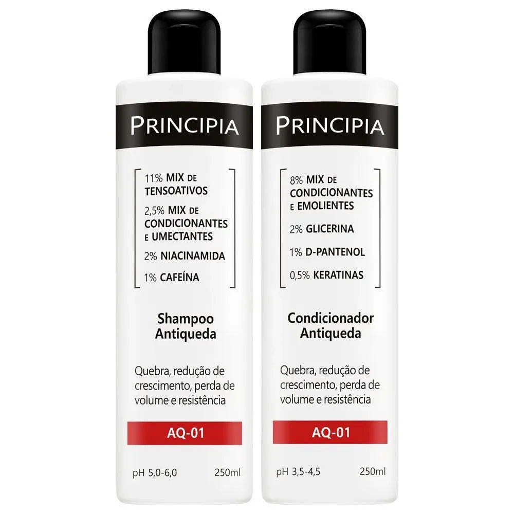Kit Principia Antiqueda (2 Produtos) – Shampoo 250ml + Condicionador 250ml — Principia | Farmácia Resyla