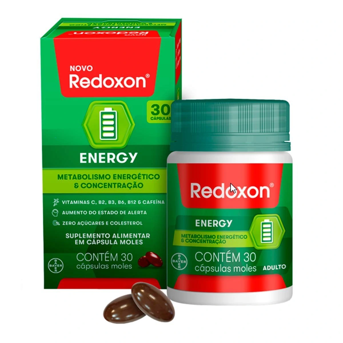 Redoxon Energy 30 cápsulas moles — Redoxon | Farmácia Resyla