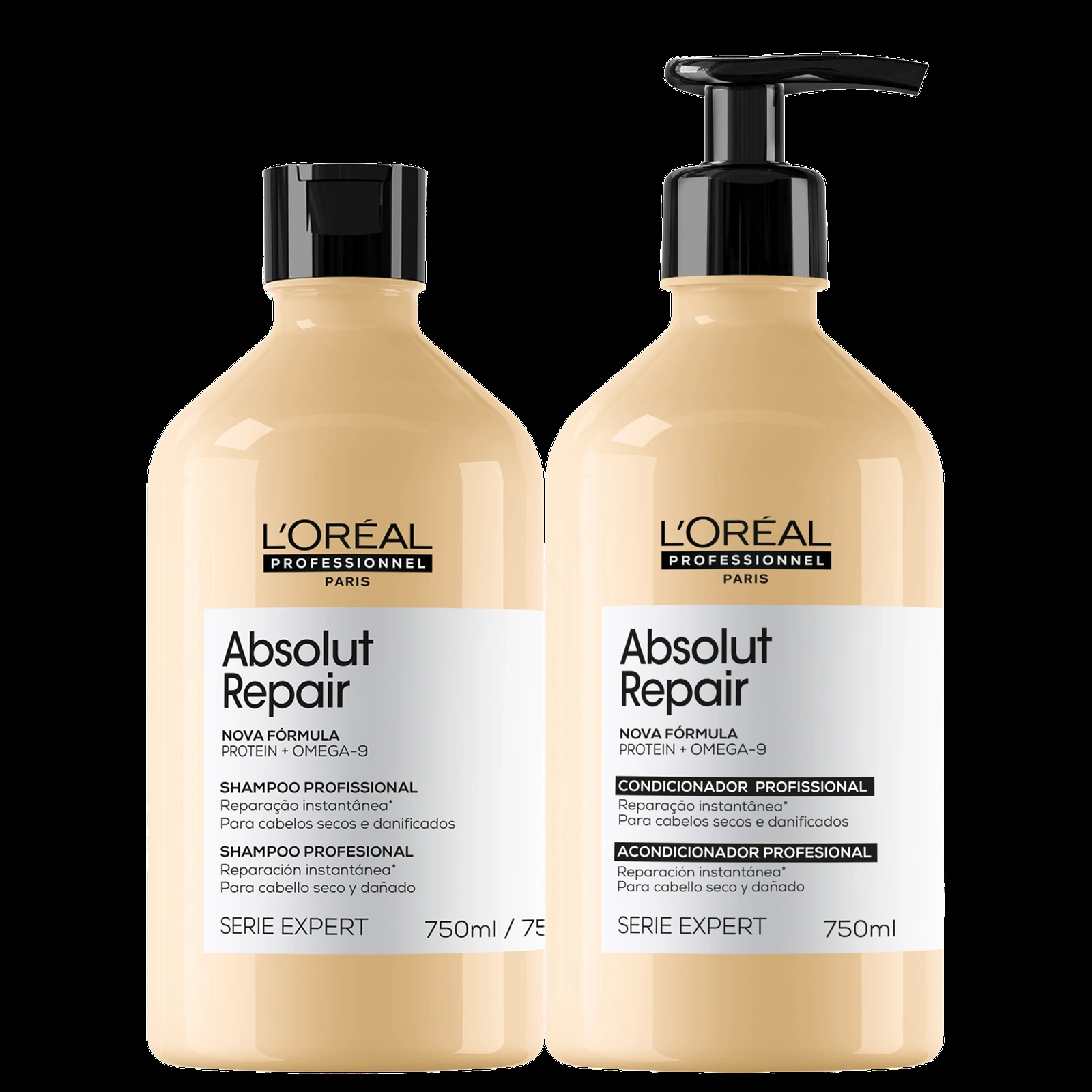 Kit L’Oréal Professionnel Serie Expert Absolut Repair Omega 9 + Protein (2 Produtos) — | Farmácia Resyla