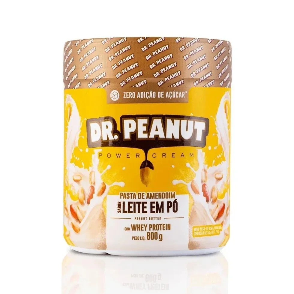 Pasta de Amendoim (600g) – Sabor: Leite em Pó — | Farmácia Resyla
