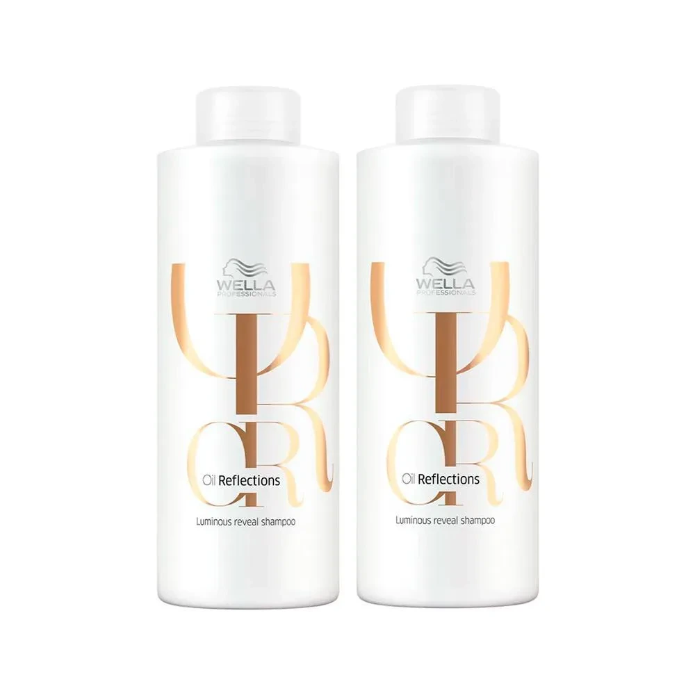 Kit Wella Professionals Shampoo Oil Reflections 1l – 2 unidades — Wella Professionals | Farmácia Resyla
