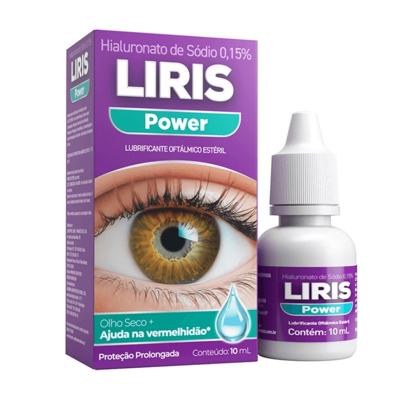 Liris Power Solução Oftálmica 10 mL Hialuronato de Sódio 0,15% — | Farmácia Resyla