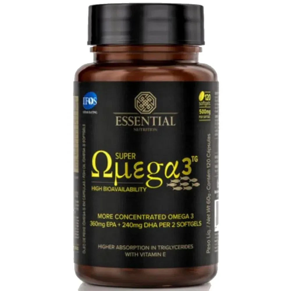 Super Omega 3 Tg 500mg – 120 Capsulas – Essential Nutrition — Essential Nutrition | Farmácia Resyla