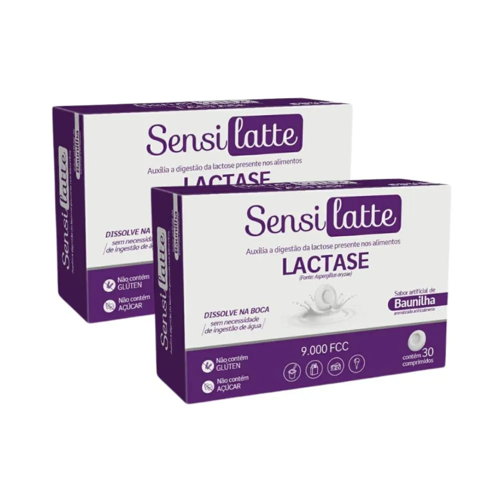 Kit 2 Sensilatte Lactase 9.000 Fcc – 30 cápsulas – Prati Donaduzzi — | Farmácia Resyla