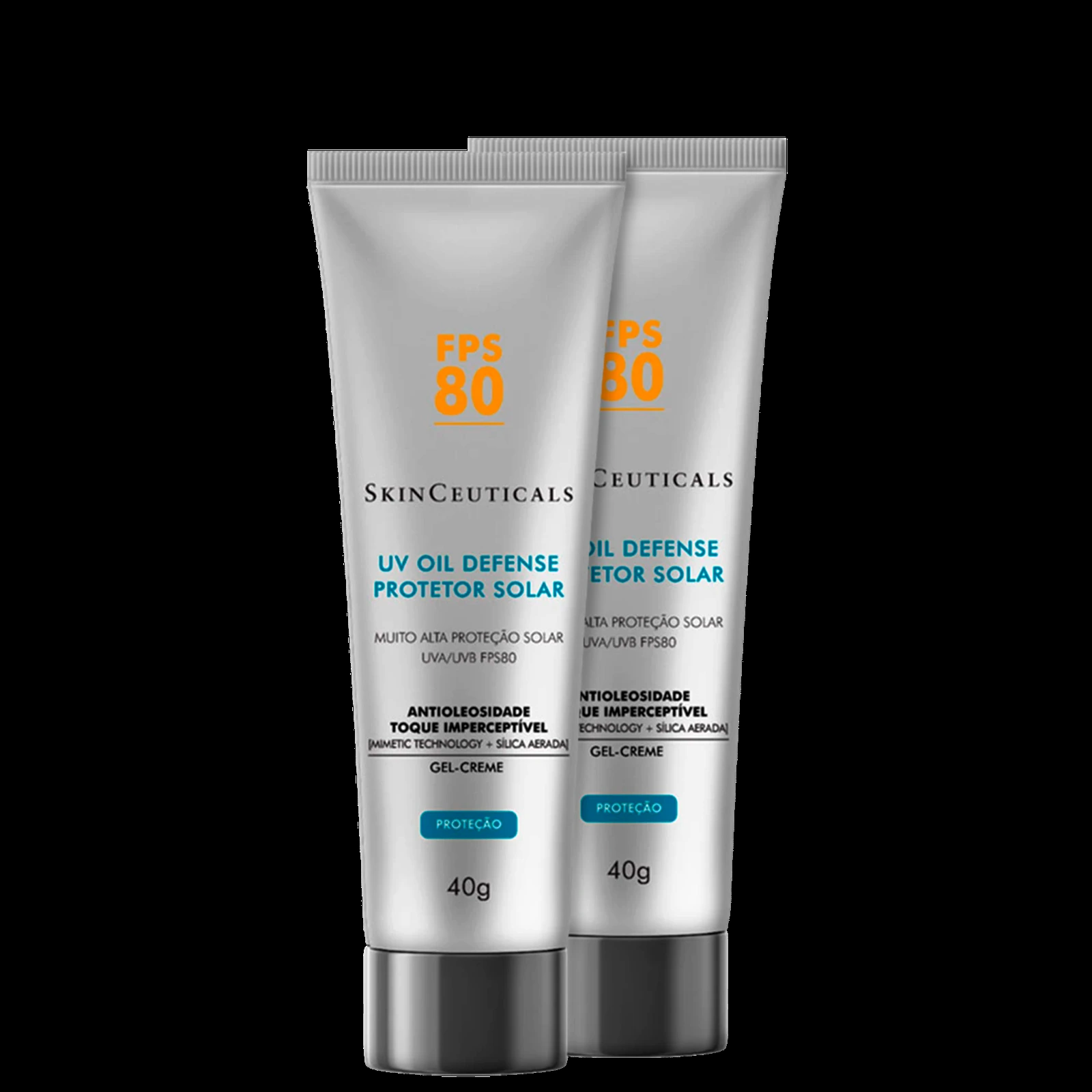 Kit SkinCeuticals UV Oil Defense FPS 80 – Protetor Solar Facial 2x40g — SkinCeuticals | Farmácia Resyla